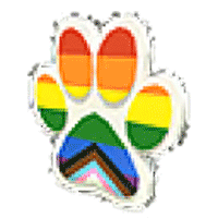Pride Paw Flying Disc - Uncommon from Pride Update 2023